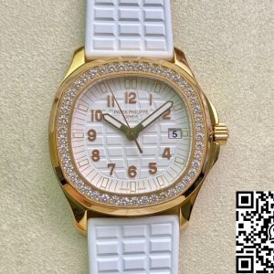Replica Patek Philippe Aquanaut 5067A Quartz Movement 1:1 Best Edition PPF Factory Yellow Gold Case