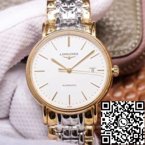 Replica Longines Presence L4.921.2.12.7 1:1 Best Edition RM Factory White Dial Swiss ETA2892