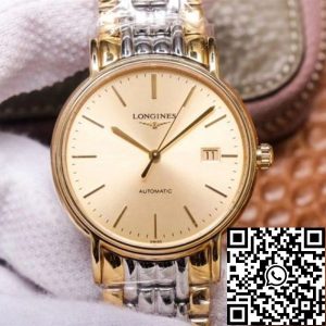 Replica Longines Presence L4.921.2.32.7 1:1 Best Edition RM Factory Champagne Dial Swiss ETA2892