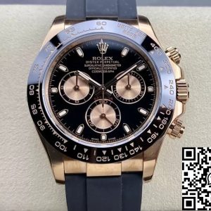 Replica Rolex Cosmograph Daytona M116515LN-0017 1:1 Best Edition Clean Factory Black Dial