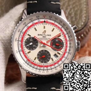 Replica Breitling Navitimer AB01219A1G1X1 1:1 Best Edition V9 Factory Silver Dial Swiss ETA7750