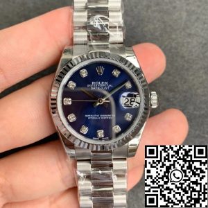 Replica Rolex Datejust 31MM 1:1 Best Edition GS Factory Blue Dial