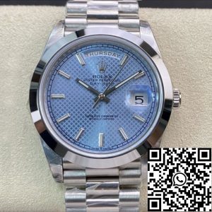 Replica Rolex Day Date M228206-0004 1:1 Best Edition EW Factory Light Blue Dial