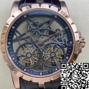 Replica Roger Dubuis Excalibur RDDBEX0395 1:1 Best Edition YS Factory Double Tourbillon Dial