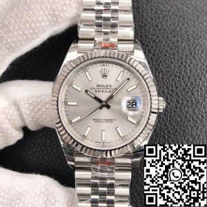Replica Rolex Datejust M126334-0004 1:1 Best Edition EW Factory Silver Grey Dial