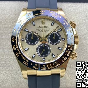 Replica Rolex Cosmograph Daytona M116518LN-0048 1:1 Best Edition Clean Factory Champagne Dial