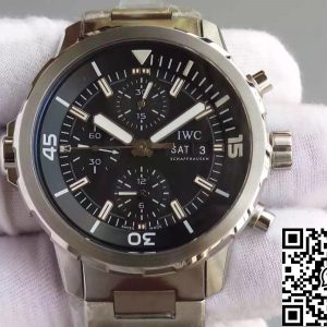 Replica IWC Aquatimer IW376804 1:1 Best Edition V6 Factory Black Dial