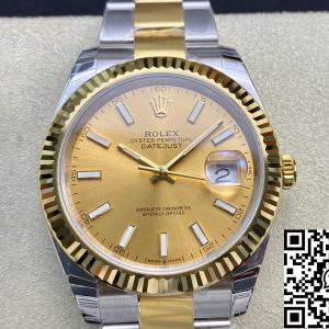 Replica Rolex Datejust M126333-0009 1:1 Best Edition EW Factory Champagne Dial