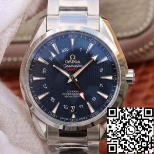 Replica Omega Seamaster Aqua Terra 231.10.43.22.03.001 VS factory 1:1 Best Edition Swiss ETA8605 Blue Textured Dial