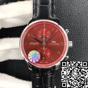 Replica IWC Portugieser Chronograph IW371616 1:1 Best Edition ZF Factory Burgundy Red Dial