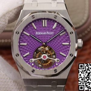 Replica Audemars Piguet Royal Oak Tourbillon 26522ST.OO.1220ST.01 1:1 Best Edition JF Factory Stainless Steel