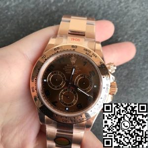 Replica Rolex Daytona m116505-0011 1:1 Best Edition Noob Factory Brown Dial