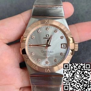 Replica Omega Constellation 123.20.38.21.52.001 1:1 Best Edition VS Factory Silvery White Dial