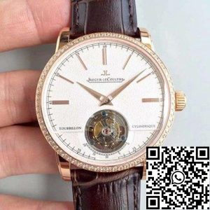 Replica Jaeger-LeCoultre Master Ultra Thin Tourbillon Q1322410 Mechanical Watches 1:1 Best Edition Swiss Tourbillon Beige Dial