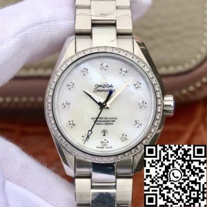 Replica Omega Seamaster 231.15.34.20.55.002 Aqua Terra 150M 1:1 Best Edition 3S Factory Diamond Dial