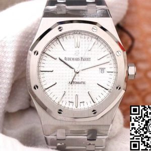 Replica Audemars Piguet Royal Oak 15400ST.OO.1220ST.02 1:1 Best Edition ZF Factory White Dial Swiss ETA3120