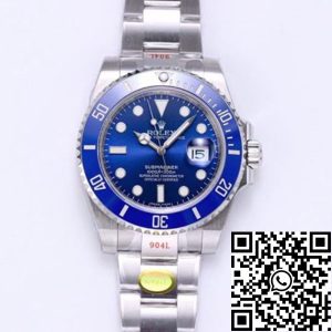 Replica Rolex Submariner 116619LB-97209 1:1 Best Edition Noob Factory V10 Blue Dial Swiss Movement