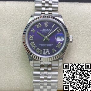 Replica Rolex Datejust M178274-0088 1:1 Best Edition EW Factory Purple Dial