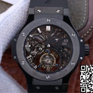 Replica Hublot Big Bang Hollow Tourbillon 1:1 Best Edition Ceramic Skeleton Dial