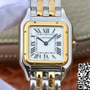 Replica Panthere De Cartier W2PN0007 27MM 1:1 Best Edition 8848 Factory White Dial