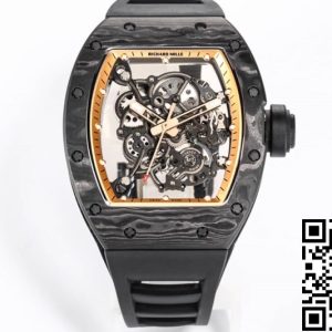 Replica Richard Mille RM055 NTPT 1:1 Best Edition BBR Factory Carbon Fiber Dial