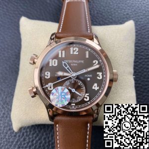 Replica Patek Philippe Calatrava 5524R-001 1:1 Best Edition GR Factory Brown Dial