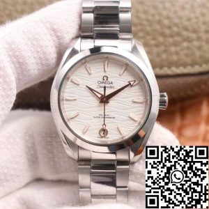 Replica Omega Seamaster 220.10.38.20.02.002 Aqua Terra 150M 1:1 Best Edition VS Factory White dial Swiss 8800