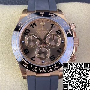 Replica Rolex Cosmograph Daytona M116515LN-0015 1:1 Best Edition Clean Factory V3 Rubber Strap