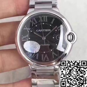 Replica Ballon Bleu De Cartier W6920042 V6 Factory Mechanical Watches 1:1 Best Edition Swiss ETA2824-2 Black Dial