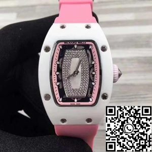 Replica Richard Mille RM07 1:1 Best Edition Swiss ETA6T51 Red Dial with Diamonds