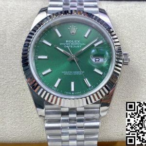 Replica Rolex Datejust M126334-0028 41MM 1:1 Best Edition EW Factory Green Dial