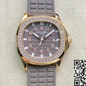 Replica Patek Philippe Aquanaut 5067A Quartz Movement 1:1 Best Edition PPF Factory Rose Gold Case
