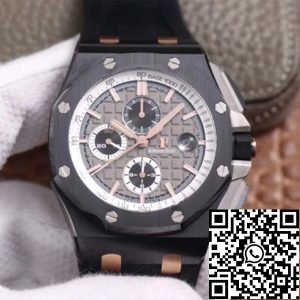 Replica Audemars Piguet Royal Oak Offshore 26415CE.OO.A002CA.01 1:1 Best Edition JF Factory Black Ceramic Swiss ETA7750