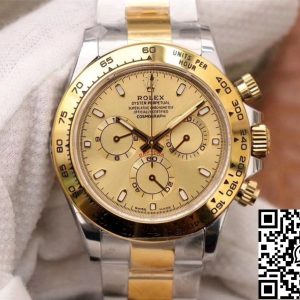 Replica Rolex Daytona Cosmograph M116503-0003 1:1 Best Edition Noob Factory Gold Dial Swiss ETA4130