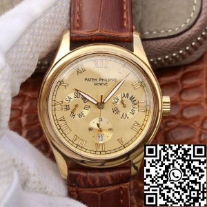 Replica Patek Philippe Complications Annual Calendar 1:1 Best Edition Swiss ETA315SQA Gold Dial