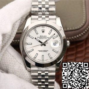 Replica Rolex Datejust 116200 EW Factory Mechanical Watches 1:1 Best Edition Swiss ETA2836 Silver Dial