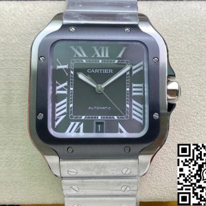 Replica Cartier Santos WSSA0037 1:1 Best Edition GF Factory V2 Gray Dial