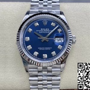 Replica Rolex Datejust M126234-0037 36MM 1:1 Best Edition VS Factory Diamond Dial