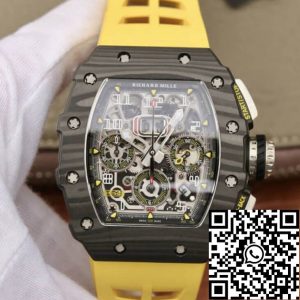 Replica Richard Mille RM11-03 1:1 Best Edition KV Factory Carbon Fiber