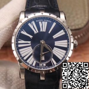 Replica Roger Dubuis Excalibur DBEX0535 1:1 Best Edition PF Factory Blue Dial Swiss ETA9015