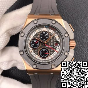 Replica Audemars Piguet Royal Oak Offshore 26568OM.OO.A004CA.01 1:1 Best Edition JF Factory Rose Gold