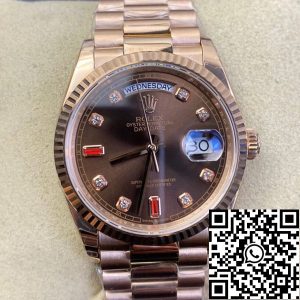 Replica Rolex Day Date 118235 1:1 Best Edition EW Factory Brown Dial