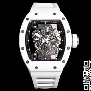 Replica Richard Mille RM-055 1:1 Best Edition BBR Factory Ceramic Case