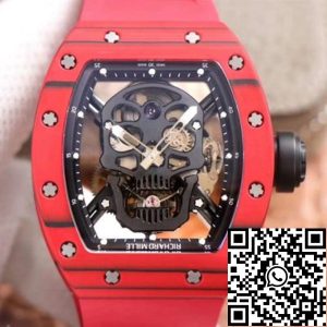 Replica Richard Mille RM052-01 1:1 Best Edition JB Factory Red Ceramic Swiss Tourbillon