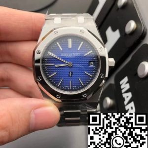 Replica Audemars Piguet Royal Oak 15202IP.OO.1240IP.01 1:1 Best Edition ZF Factory Smoked Blue Dial