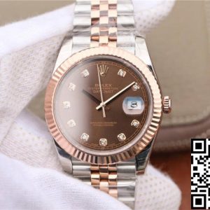Replica Rolex Datejust M126331-0004 1:1 Best Edition EW Factory Brown Dial