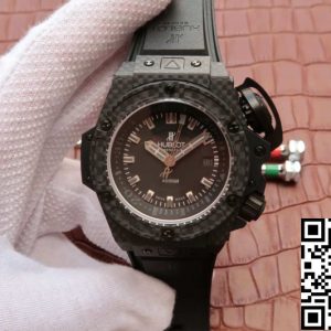 Replica Hublot King Power Oceanographic 4000M 731.QX.1140.RX 1:1 Best Edition V6 Factory Forged Carbon Fiber