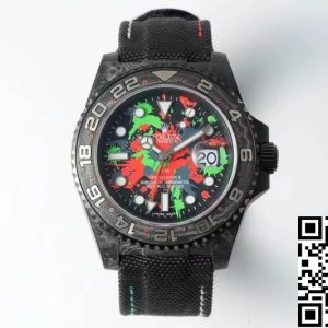 Replica Rolex GMT-MASTER II Diw 1:1 Best Edition Carbon Fiber Color Dial