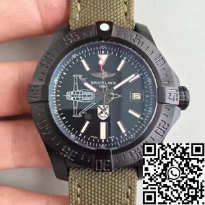Replica Breitling Avenger II Seawolf Boelcke M173316Y/BE72 GF Factory 1:1 Best Edition Swiss ETA2824-2 Black Dial