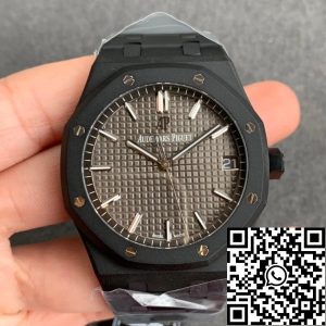 Replica Audemars Piguet Royal Oak 15500 DLC Version 1:1 Best Edition ZF Factory Grey Dial